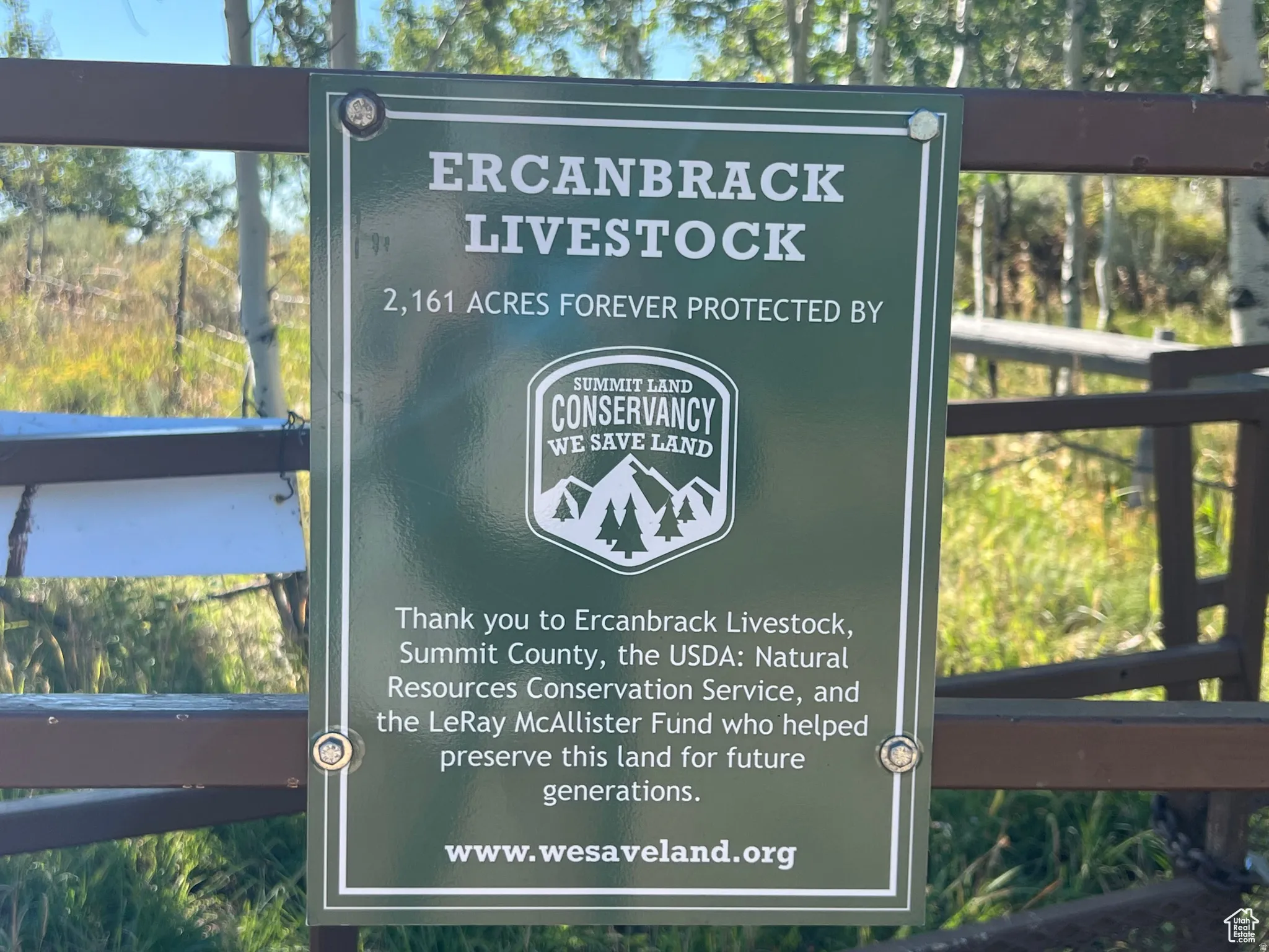 Ercanbrack Ranch sign