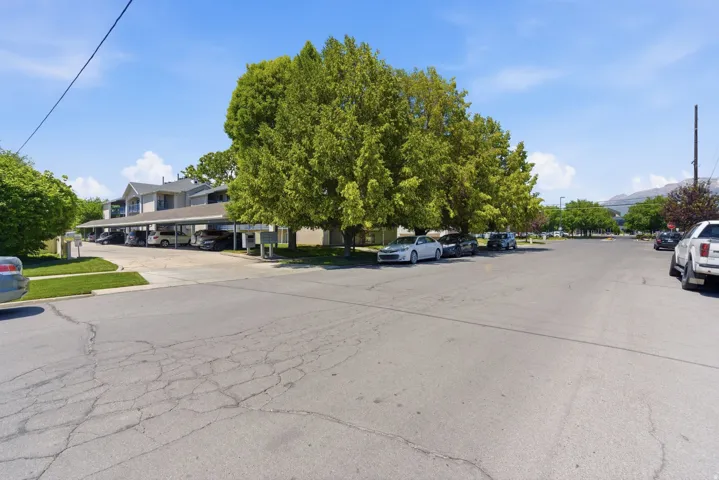 Provo Rec Center and Park are seen at the end of the road
