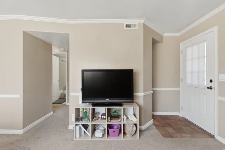 Entryway and front room