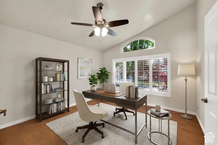 Upstairs third bedroom/officeVirtually staged