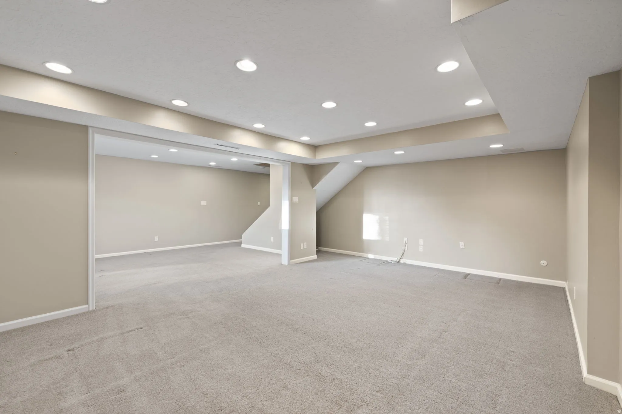 Large open spaces in Basement