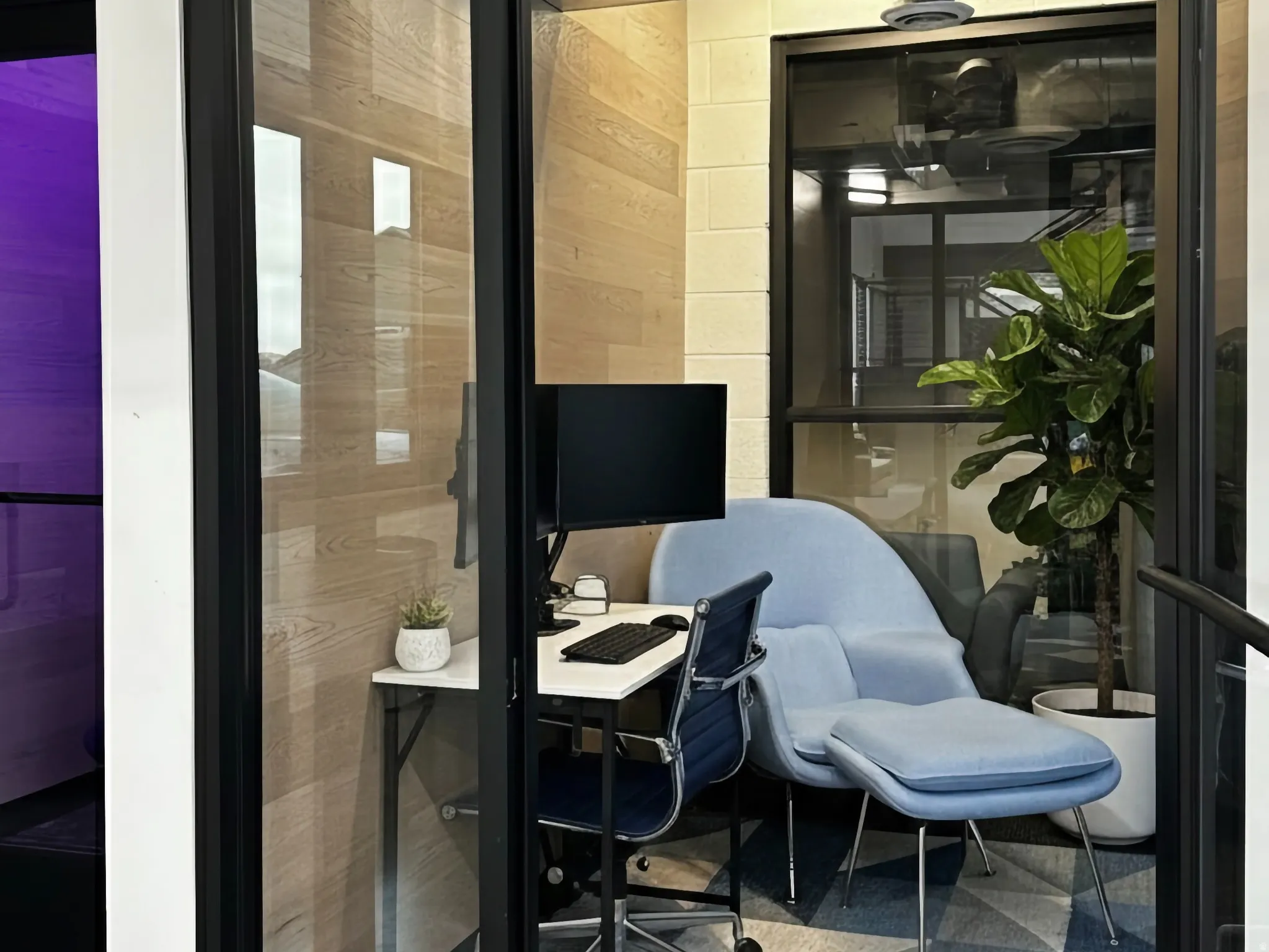 Inside of One of the Soundproof Offices - Suite B