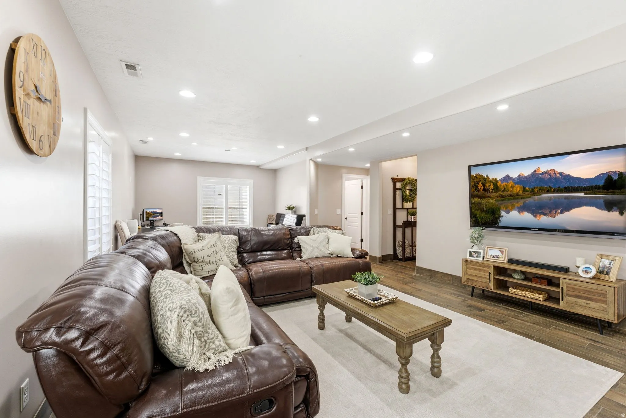 Basement living area
