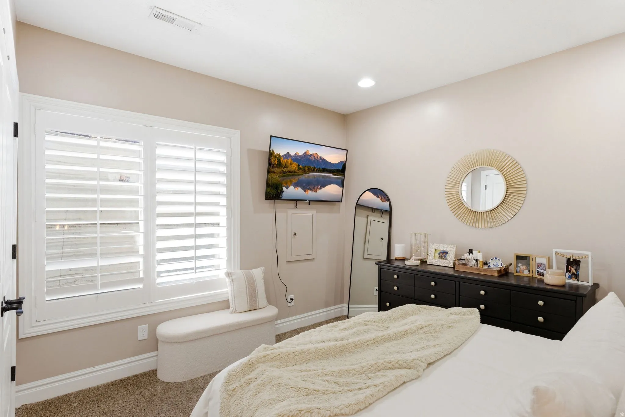 Basement bedroom