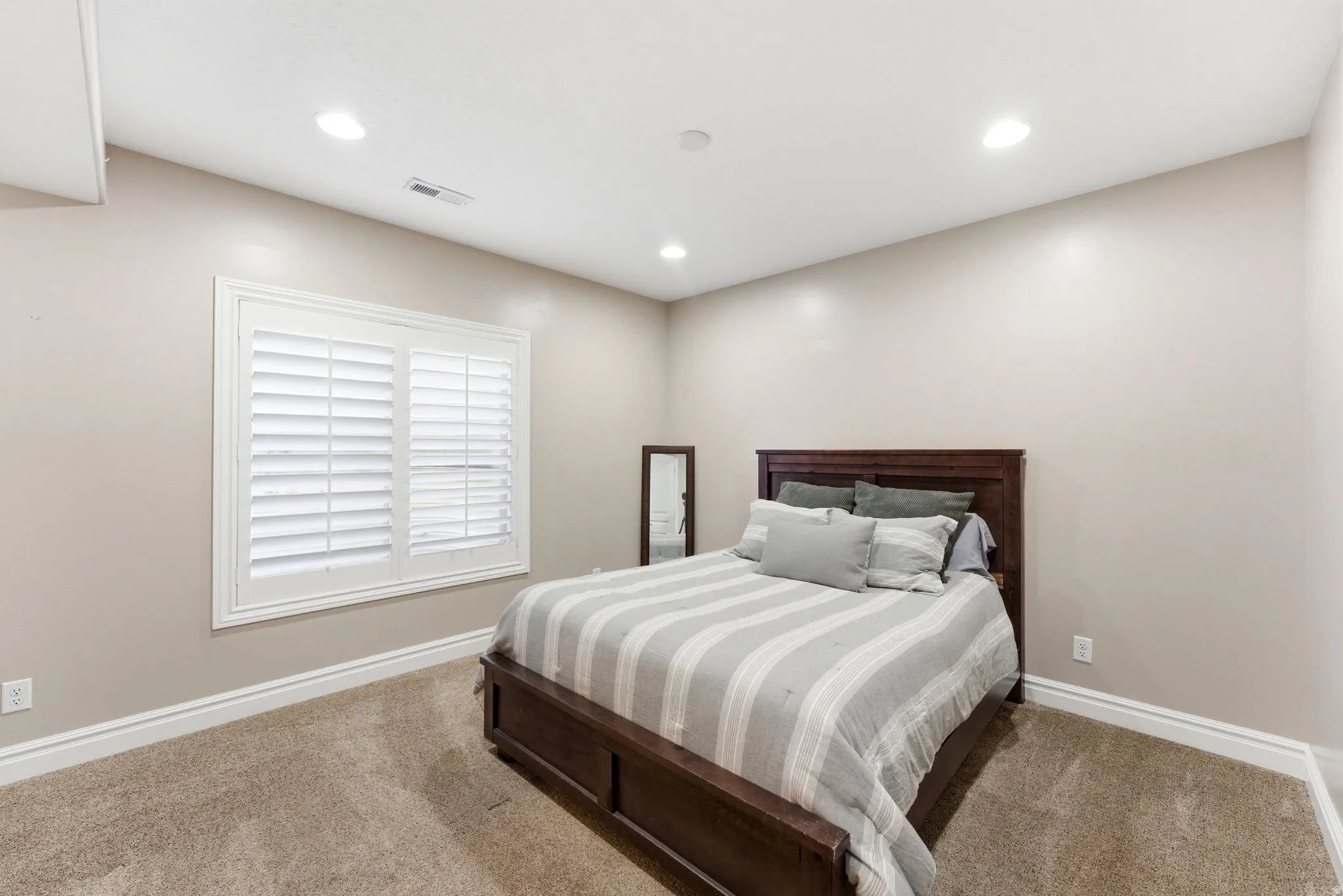 Basement bedroom