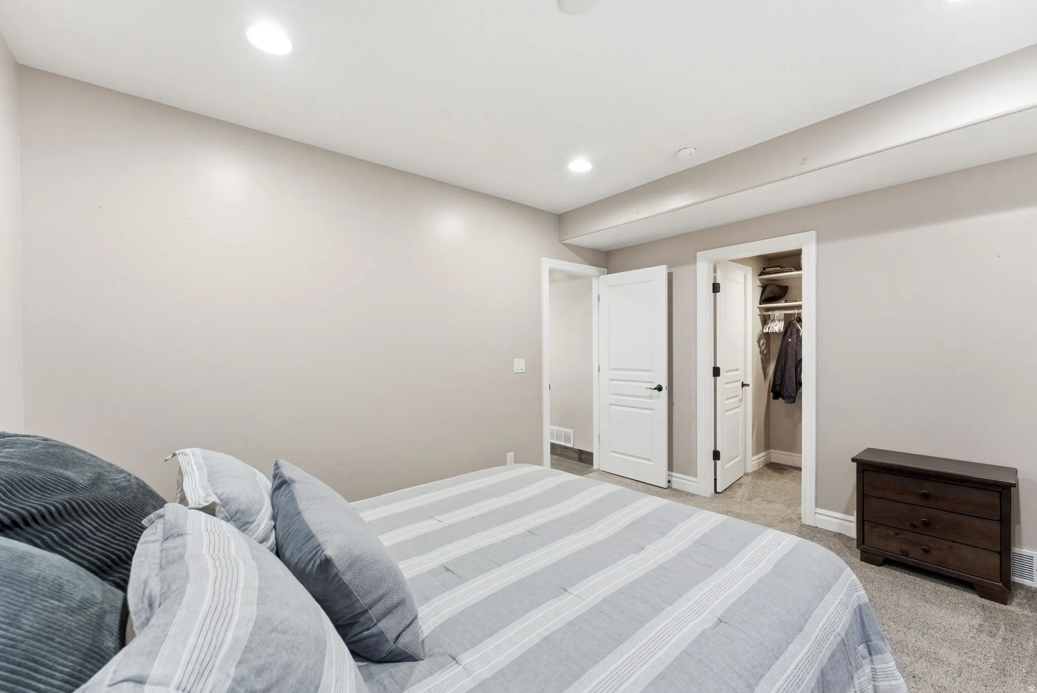 Basement bedroom