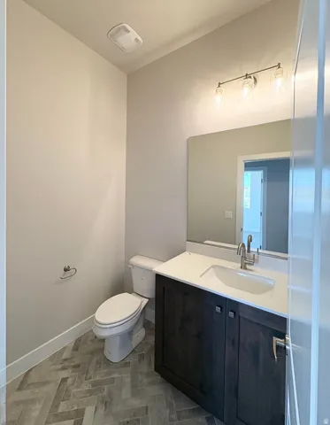 Main floor half bath