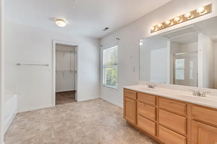 Master bathroom with plenty of room