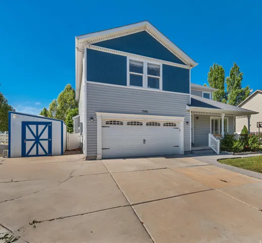 Two car garage