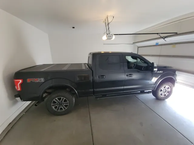 Fits a F-150 Crew Cab with a Long Box!  Few newer homes fit this size truck.