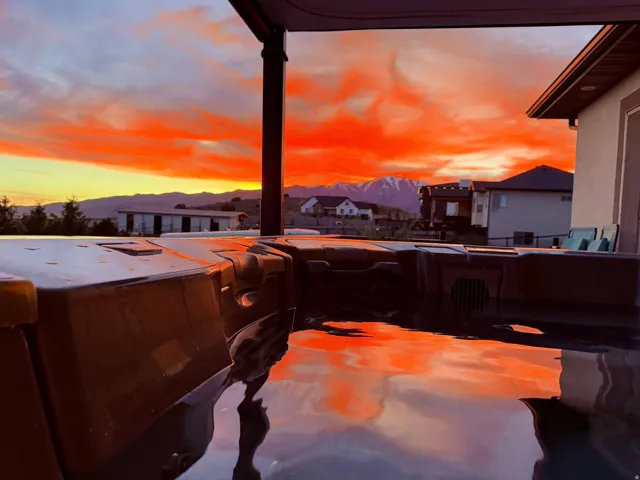 Hot Tub on the deck