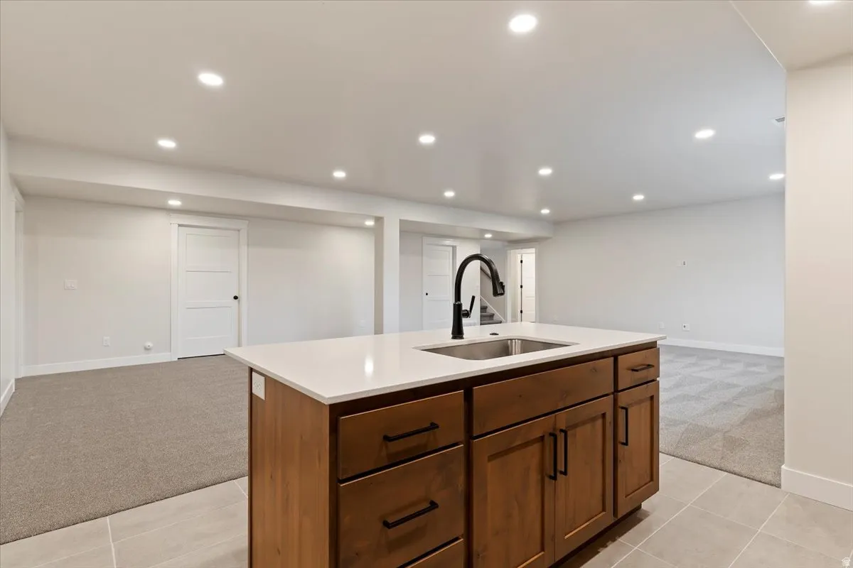 Basement Kitchen Island