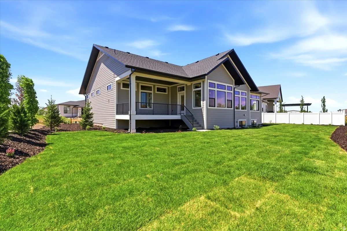 Fully landscaped yard