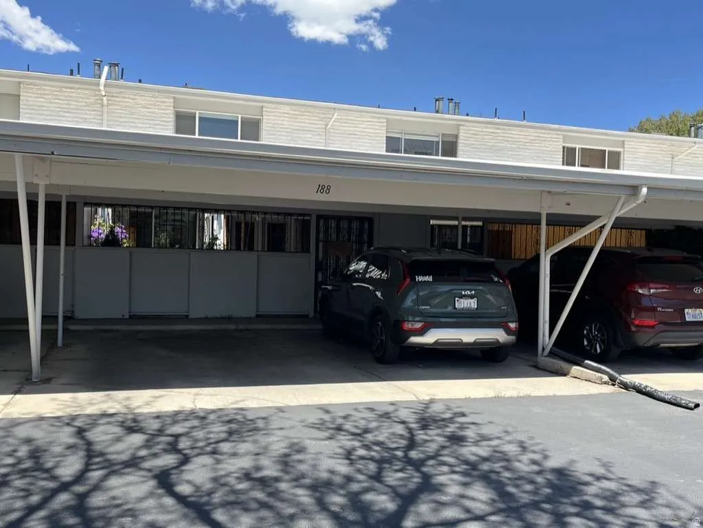 Covered carport parking for multiple vehicles