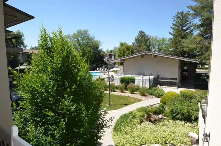 View of clubhouse and pool
