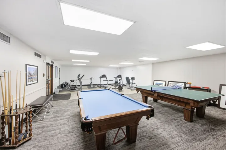 Recreational room featuring a pool table and a ping-pong table