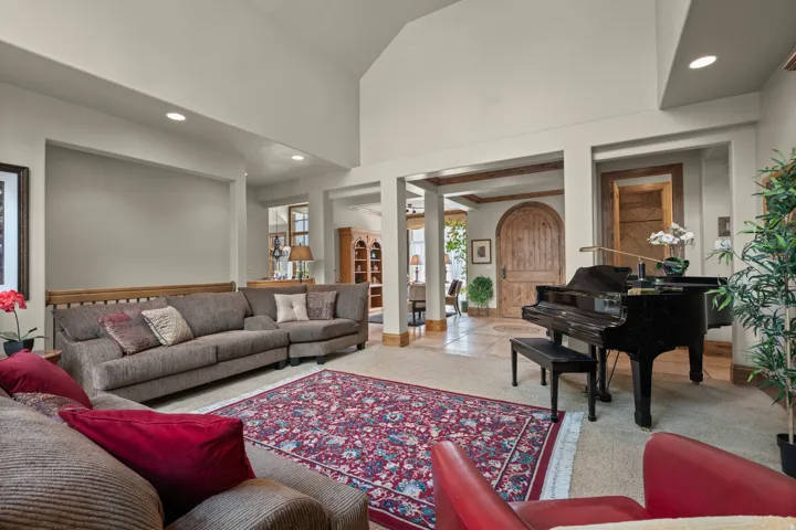 Living Room Facing Front Entry and Reading Nook to the Left