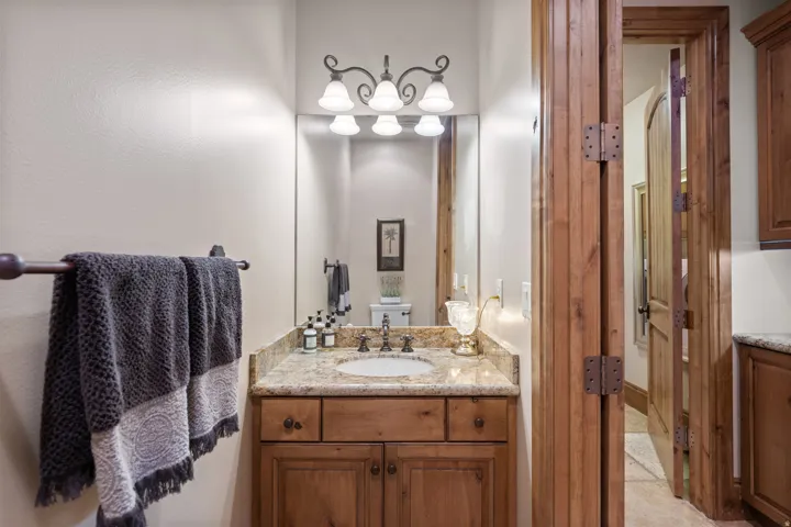 Powder Room Half-Bath off of Laundry Room