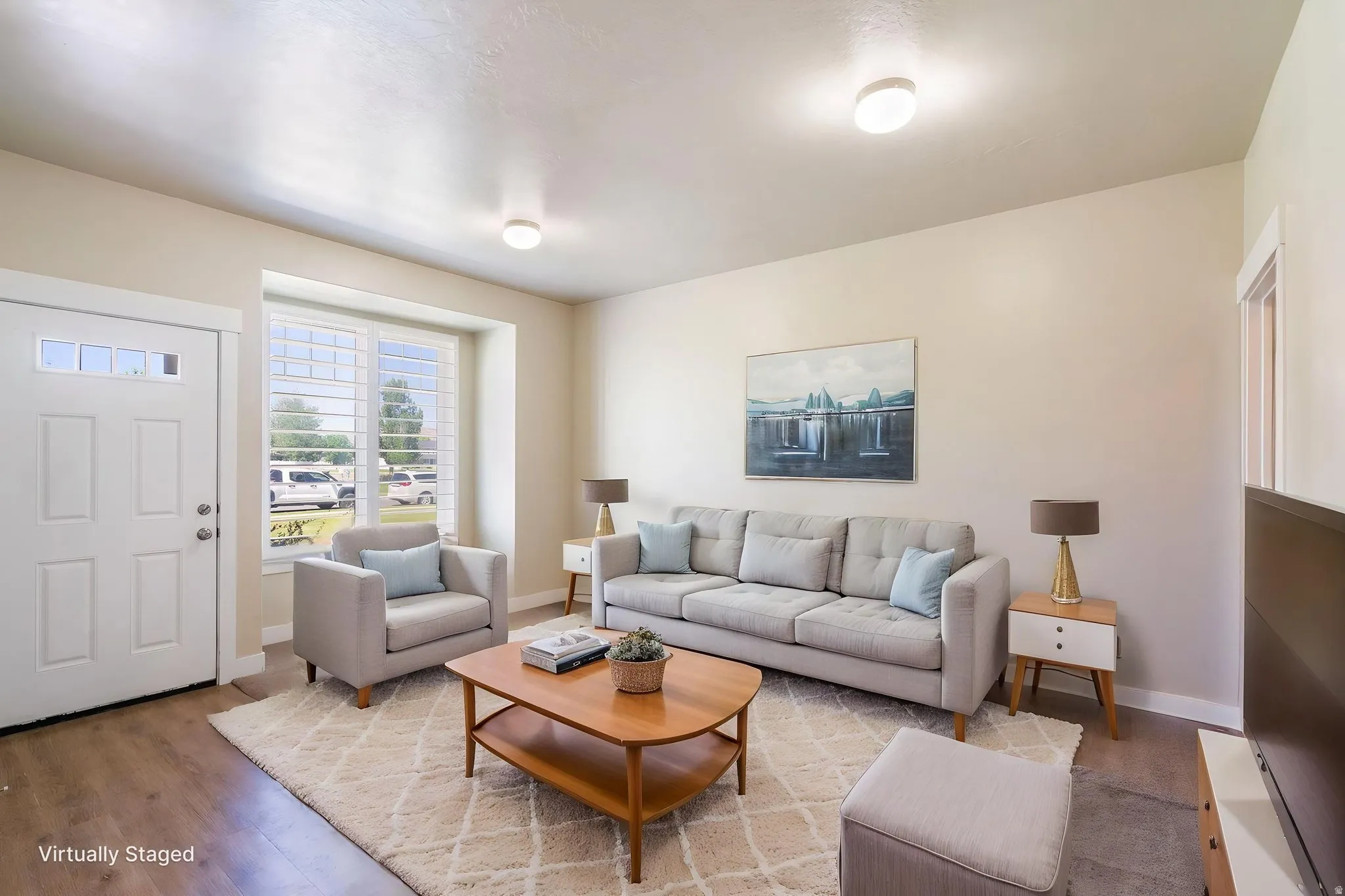 Spacious living area.
