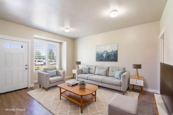 Spacious living area.
