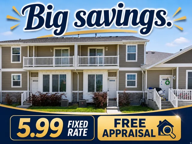 5.99% fixed rate + FREE APPRAISAL with preferred lender. Ask for more details