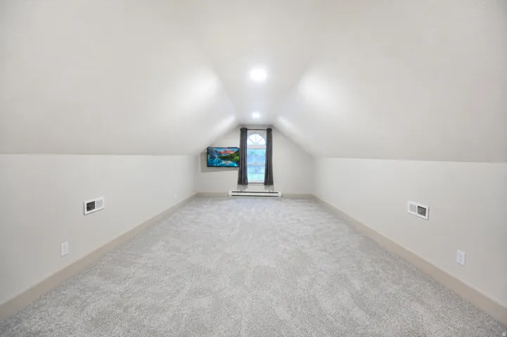 Bonus room above the garage