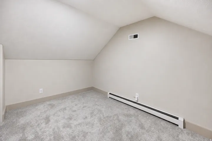 Bonus room above the garage.