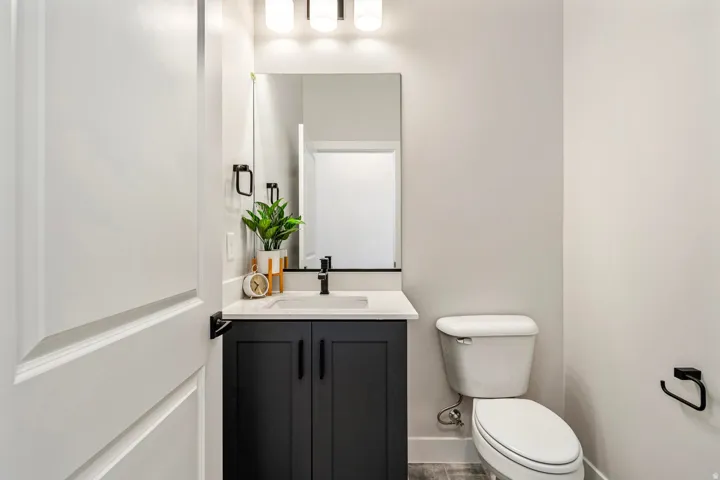 Main floor half bath