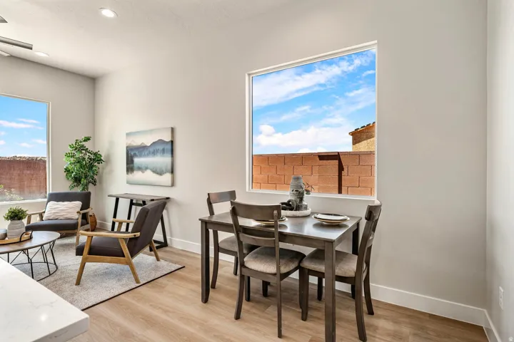 Main floor dining area