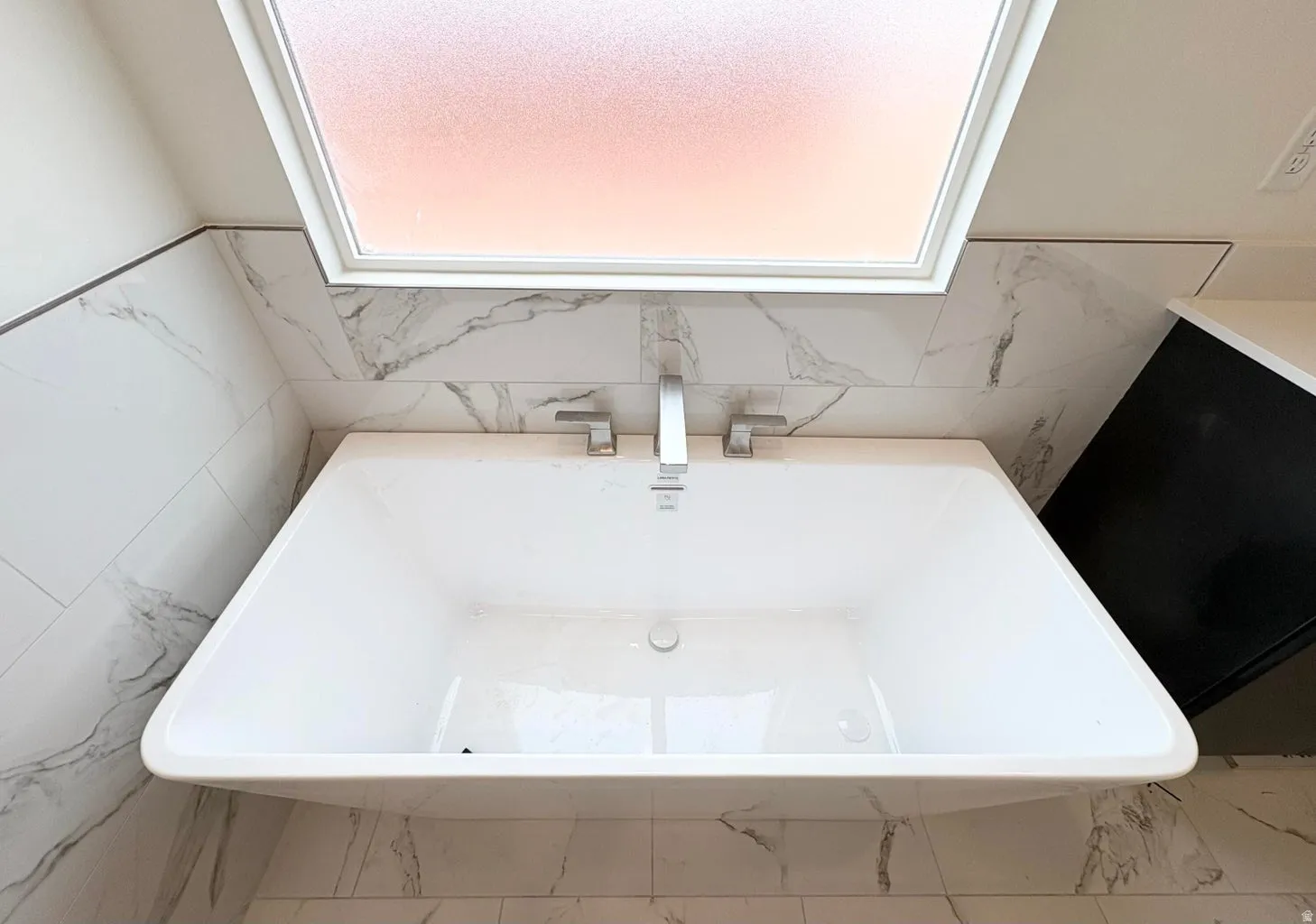 Primary bath stand alone tub