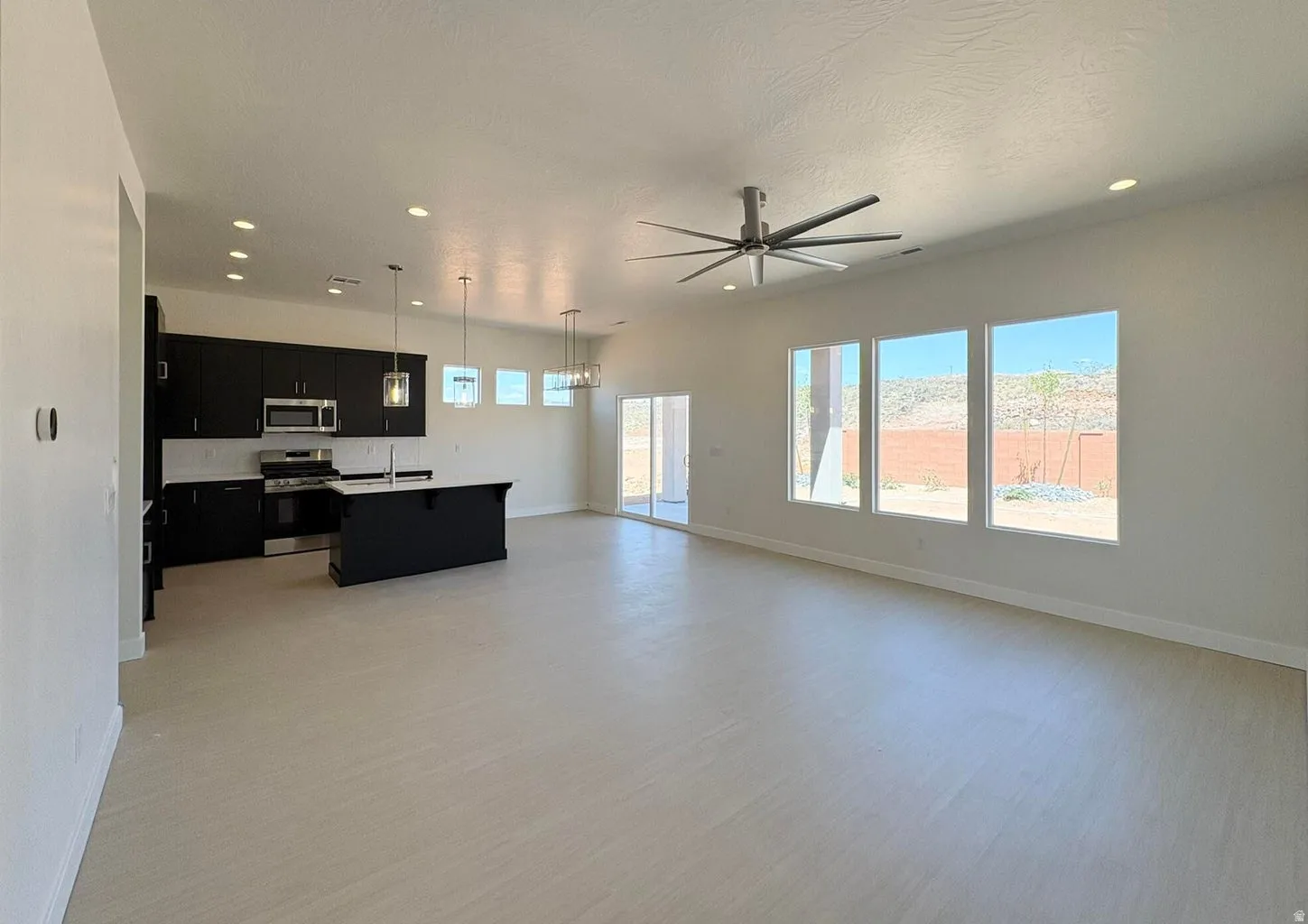Main living areas