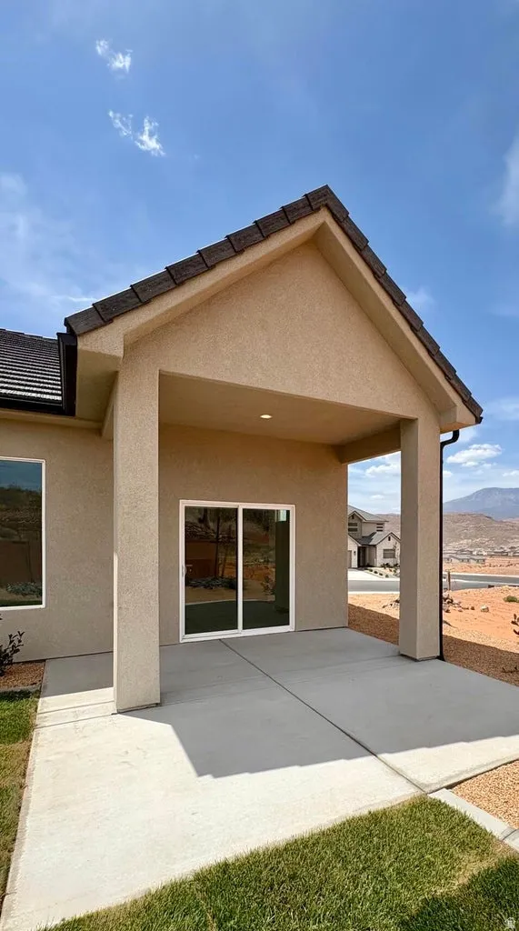 Covered patio
