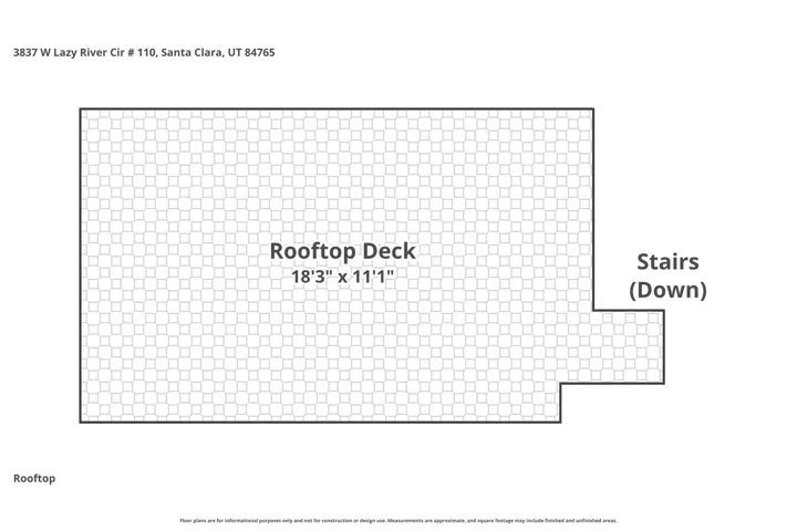 Floor plan Deck