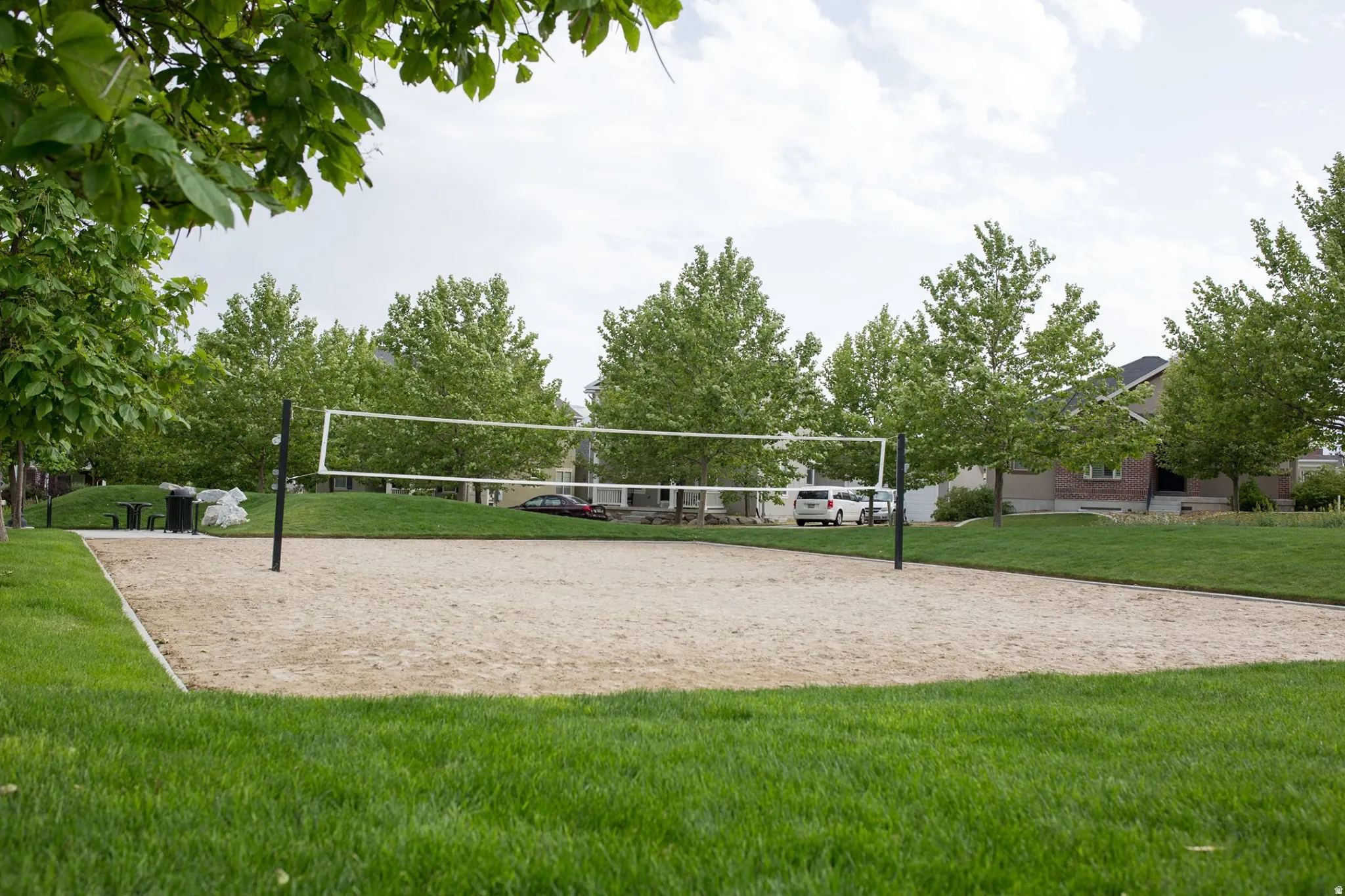 Sand volleyball courts