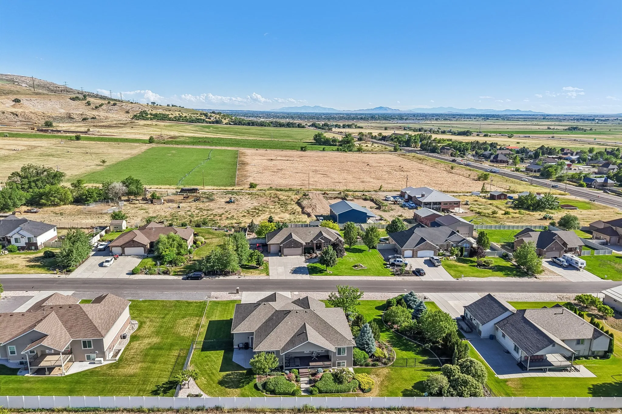Beautiful neighborhood, featuring a variety of single-family homes with established landscaping