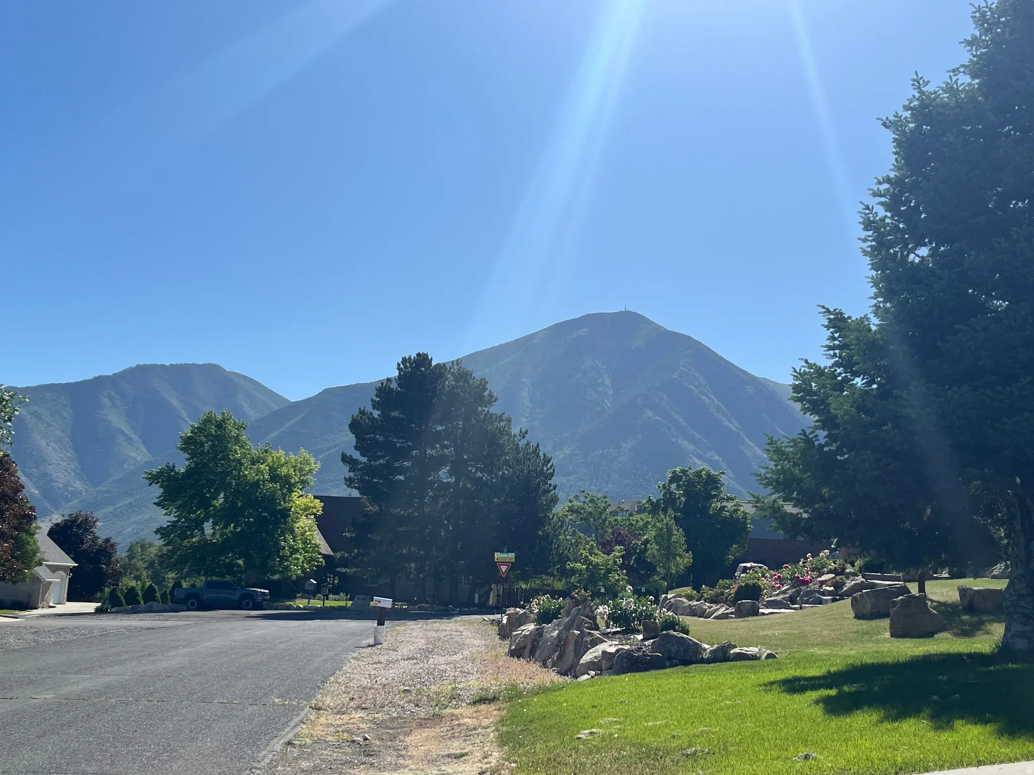 View from front yard