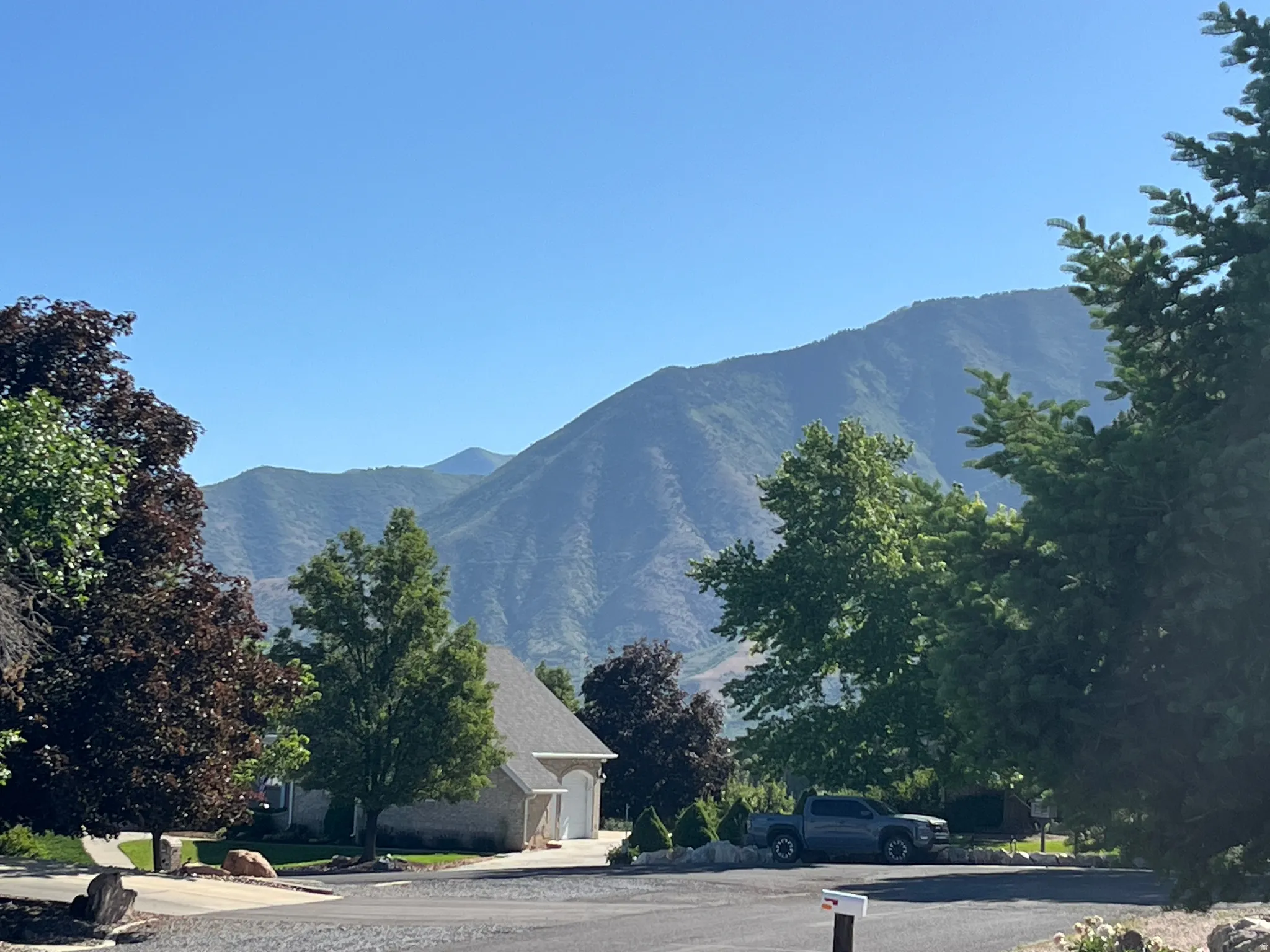 View from front yard