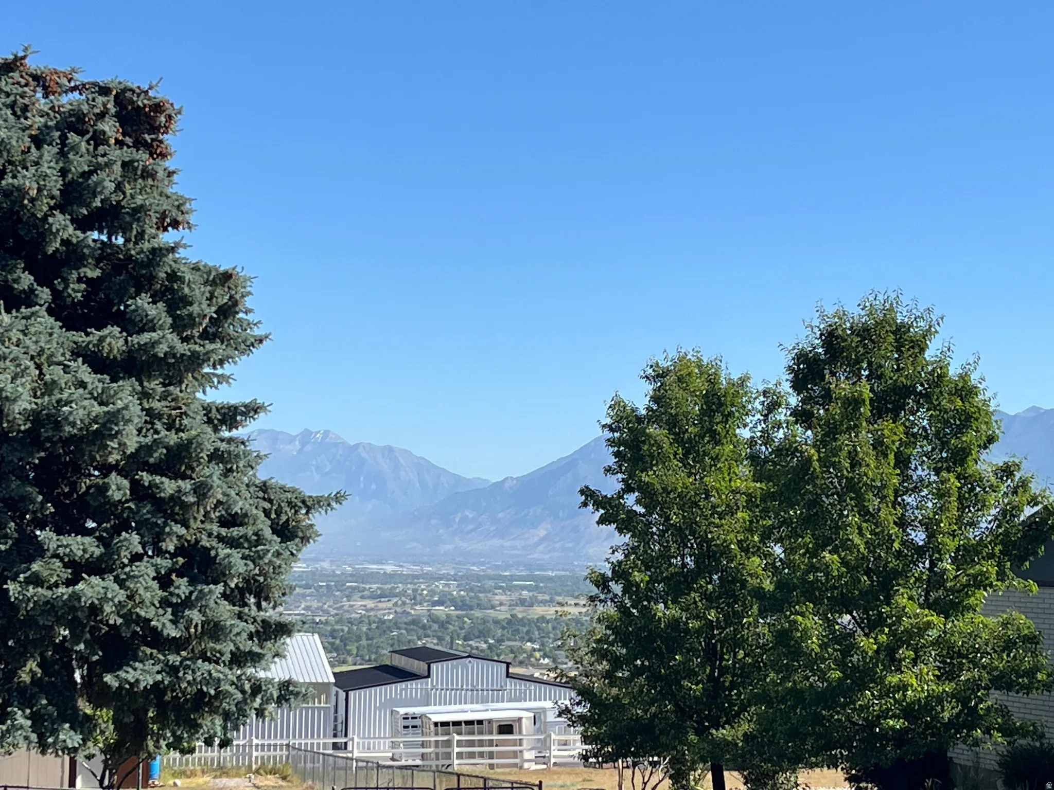 View from front yard