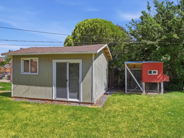 Shed and chicken coup