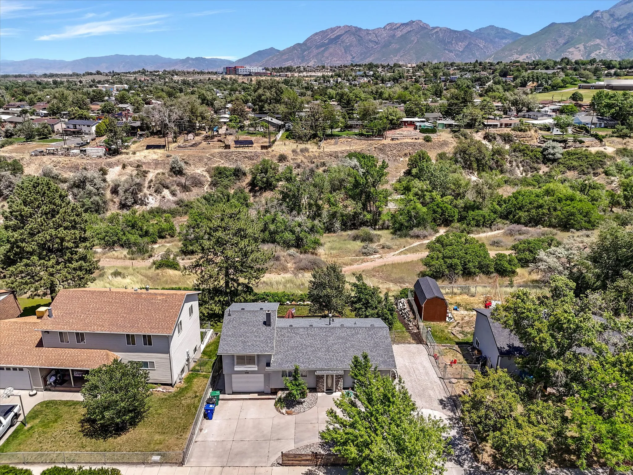 Located on Dimple Dell Regional Park