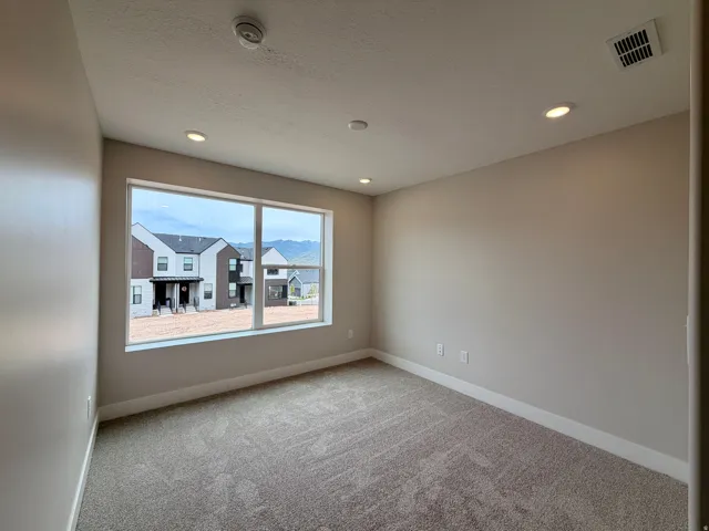 Expansive window offering a broad exterior outlook