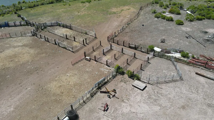 Extensive corrals featuring multiple pens and gates