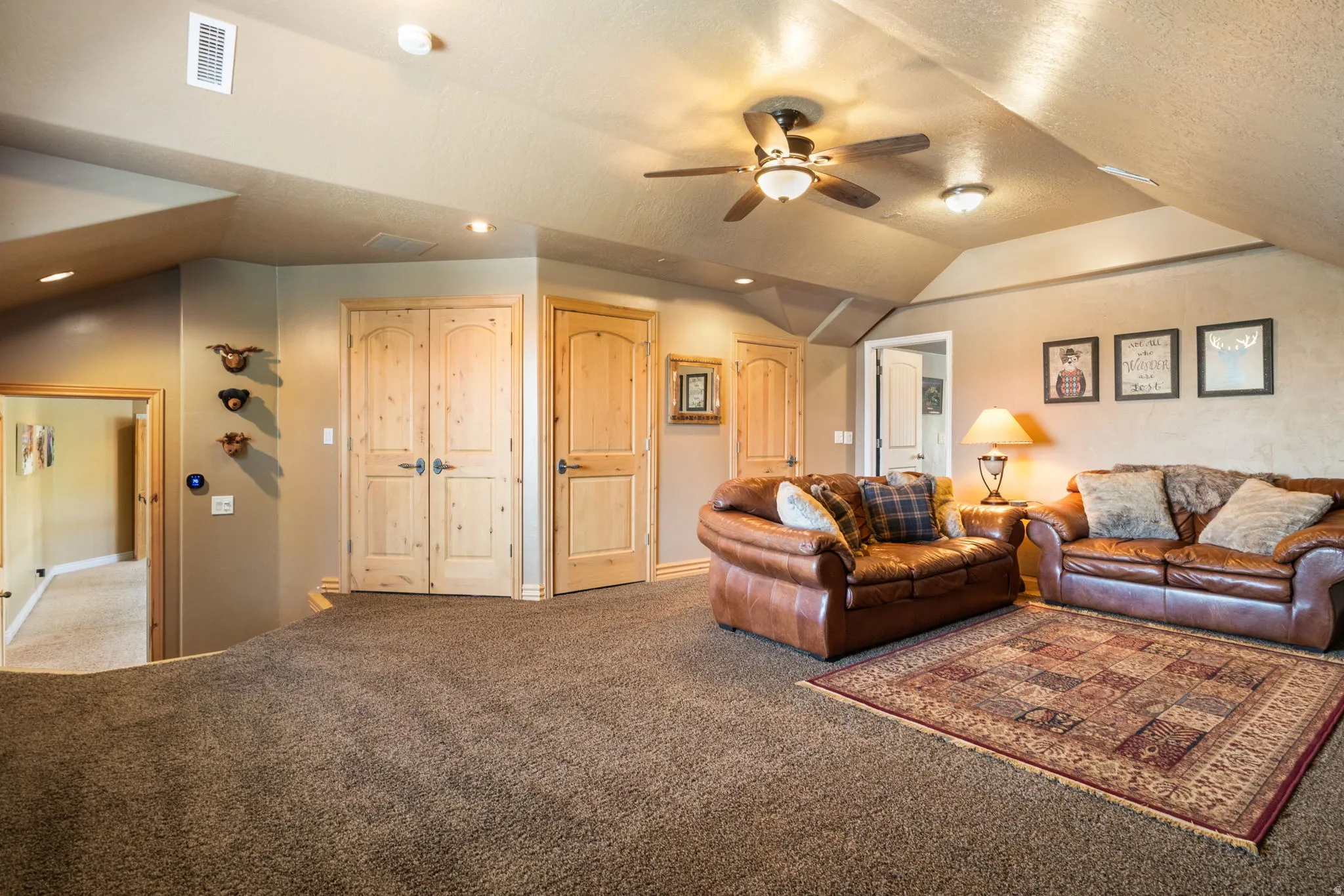 Loft style family room