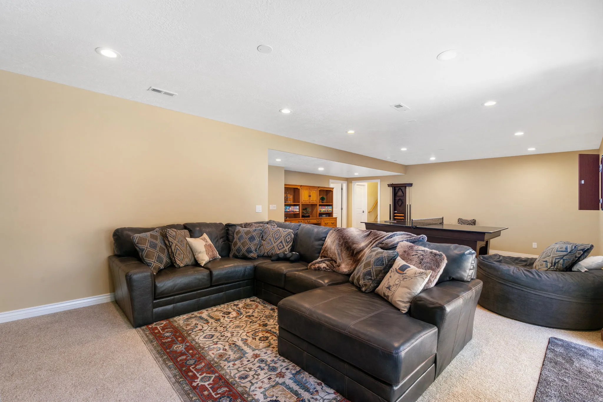 Basement family room