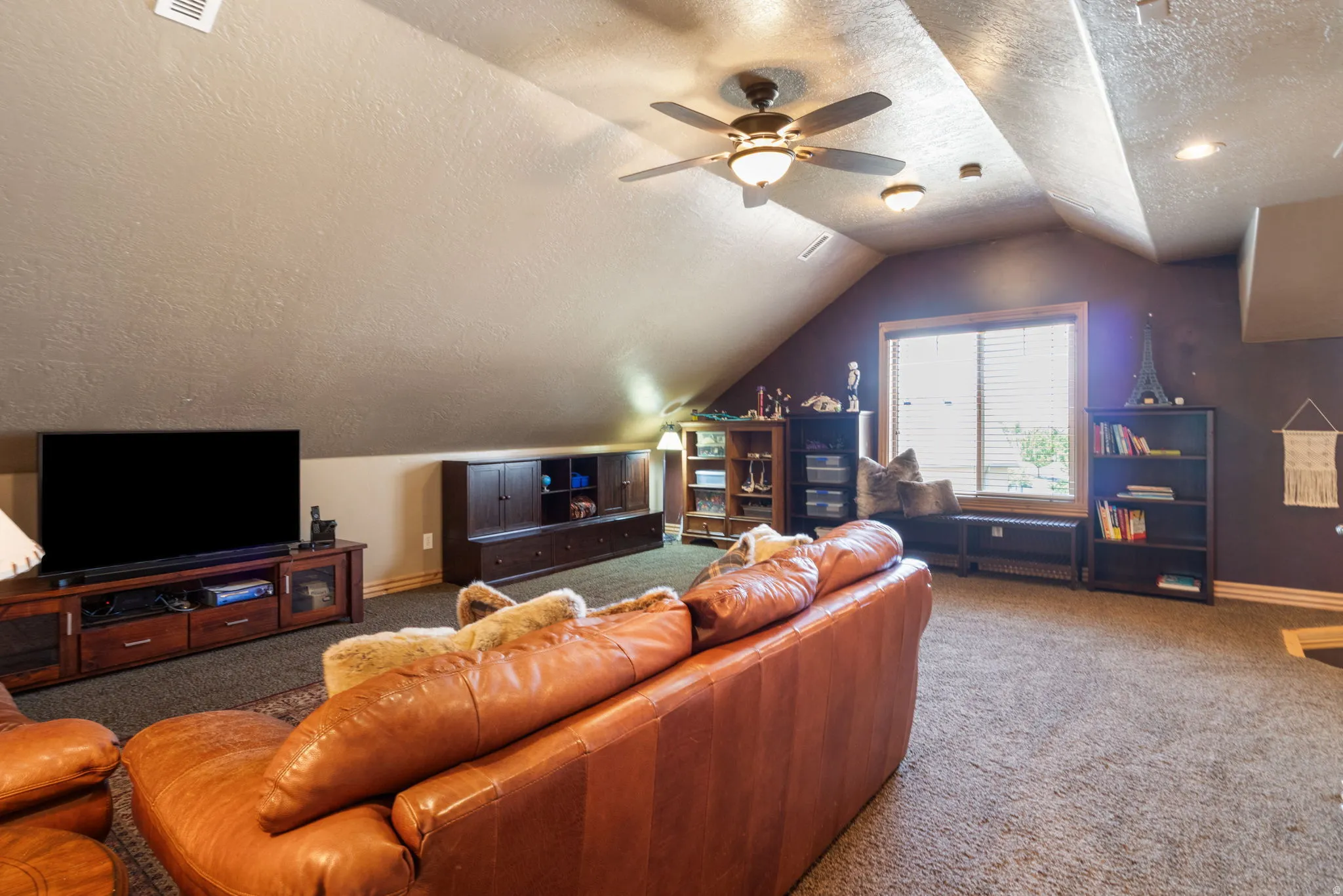 Loft style family room