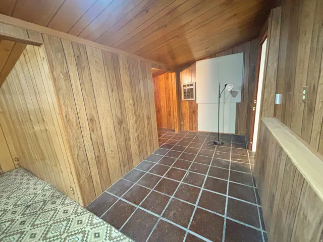 Brown tiled flooring