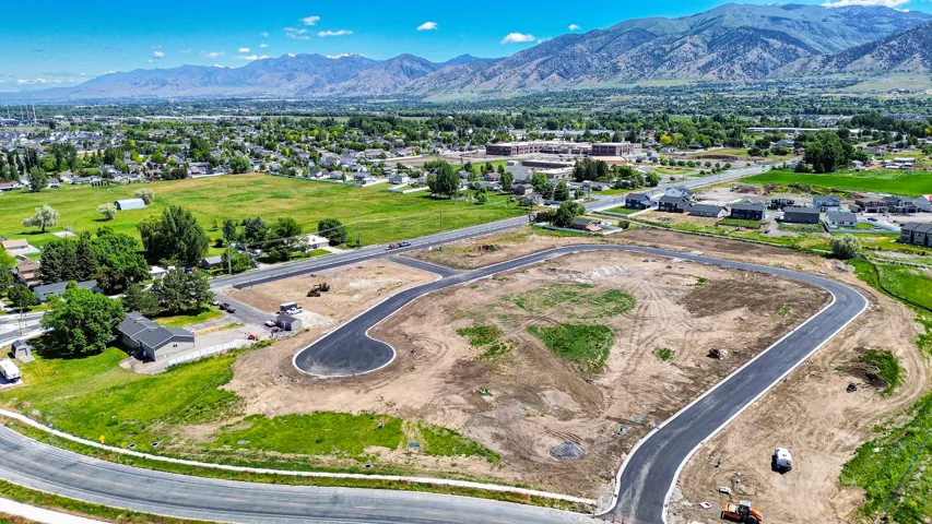 Developed land featuring paved roads and cul-de-sacs