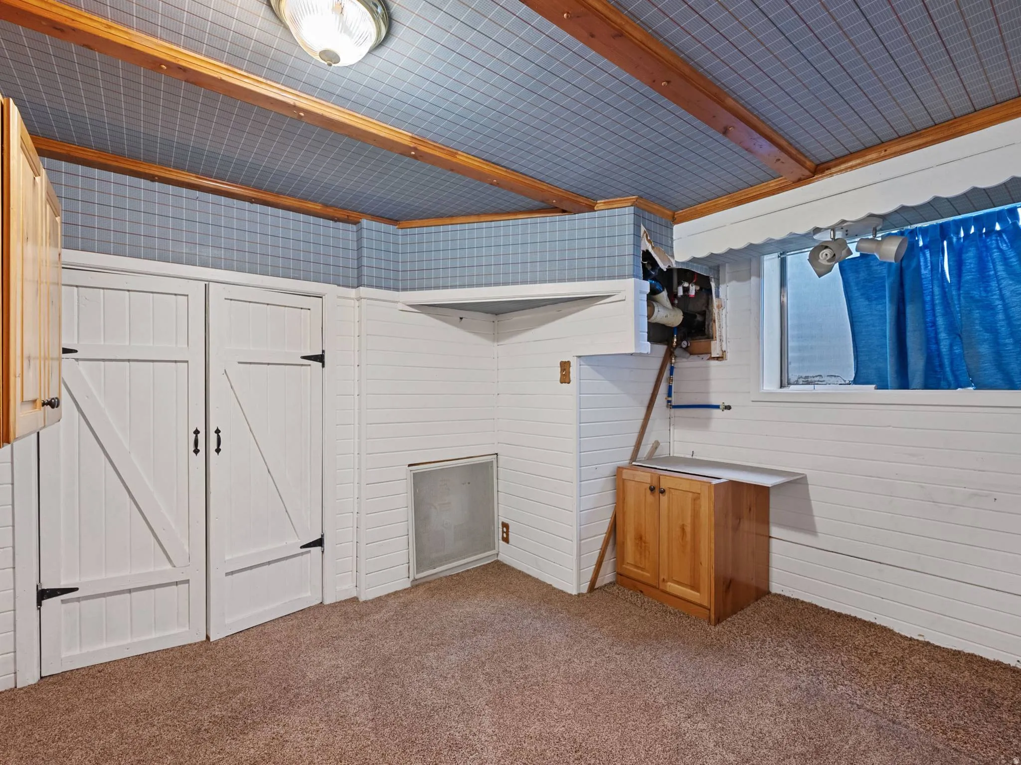 Basement bedroom