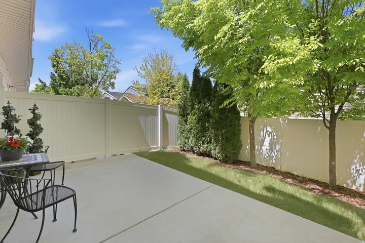 Concrete patio offering an outdoor living space