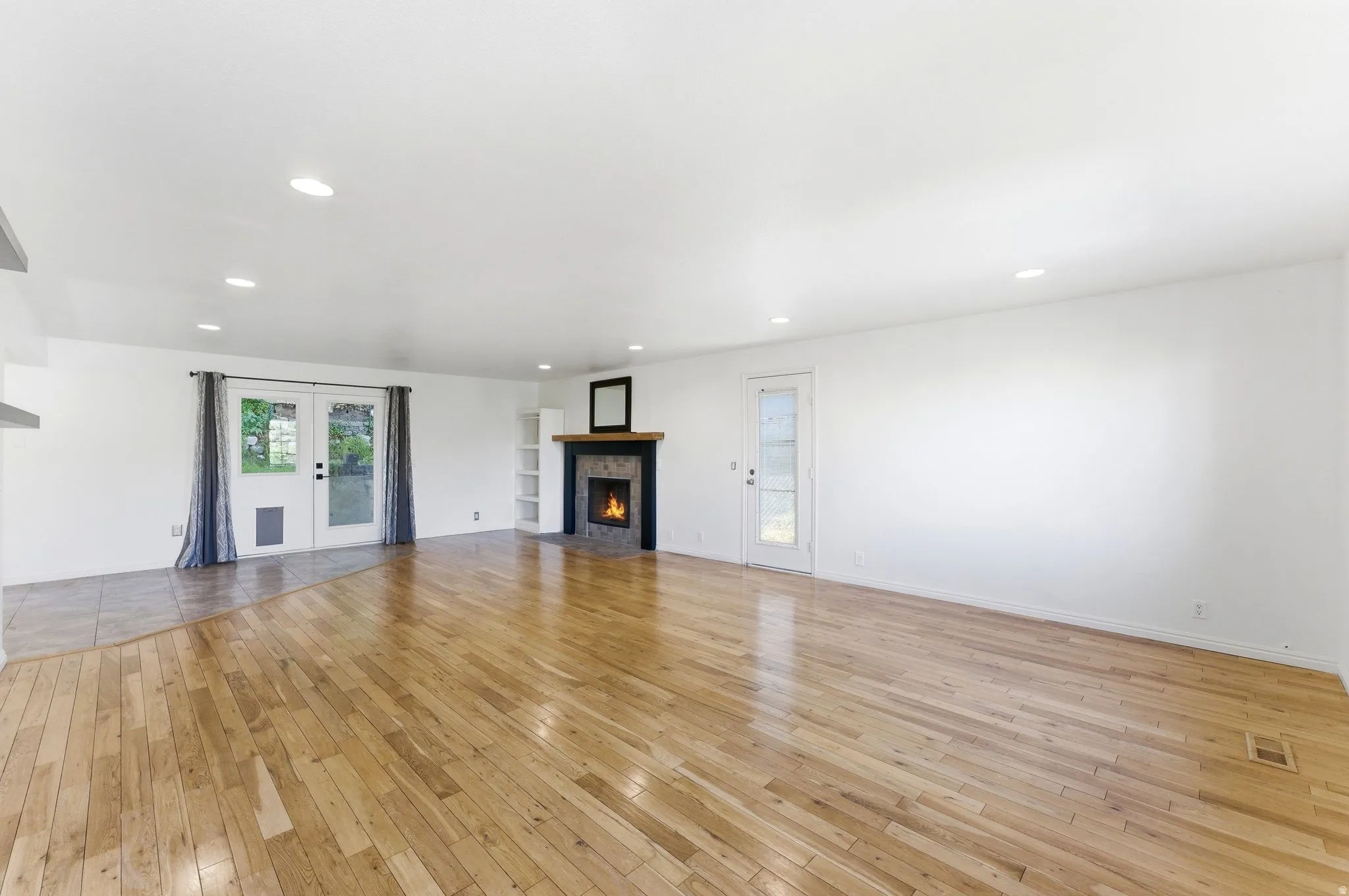 Family room right off kitchen
